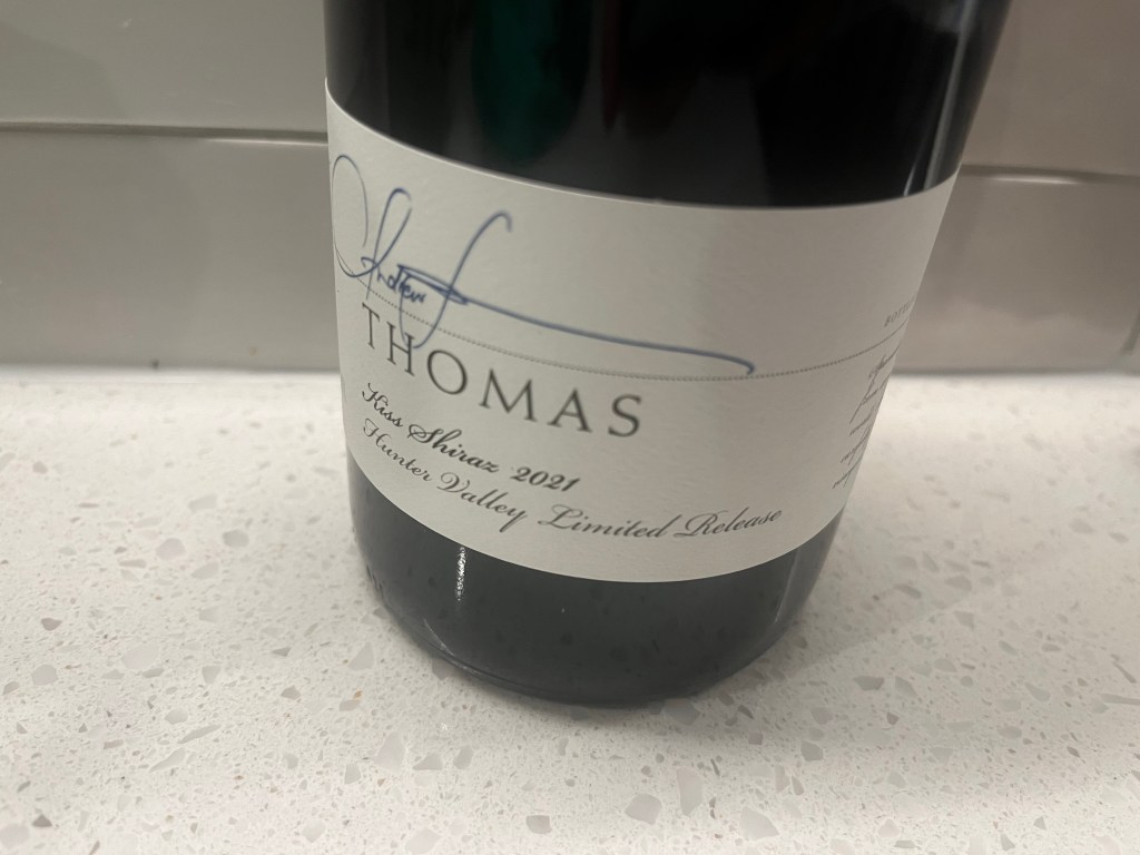 Review: Thomas Wines Kiss Shiraz 2021 - Australian Wine and Drinks