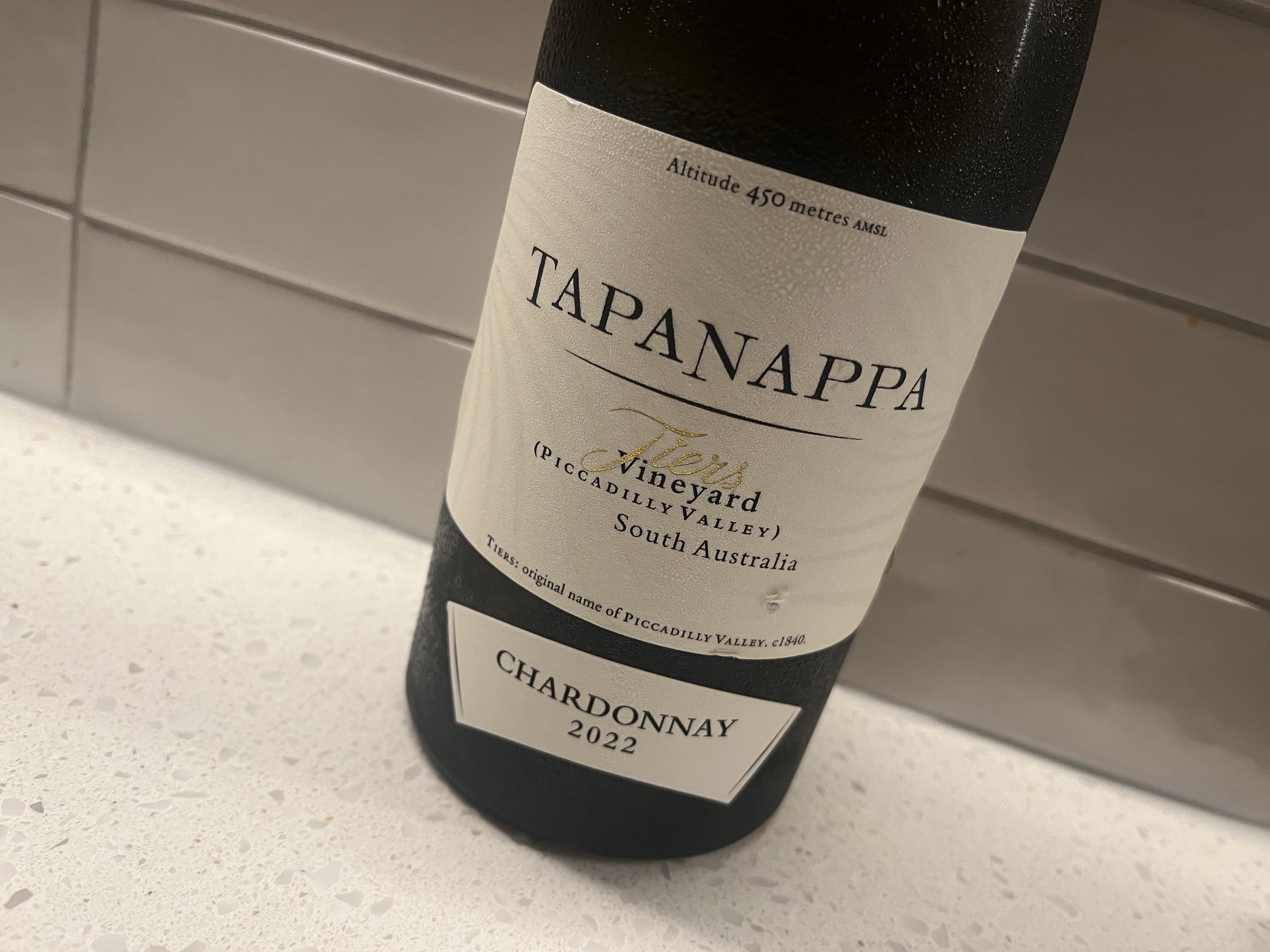 Tapanappa Tiers Chardonnay 2022