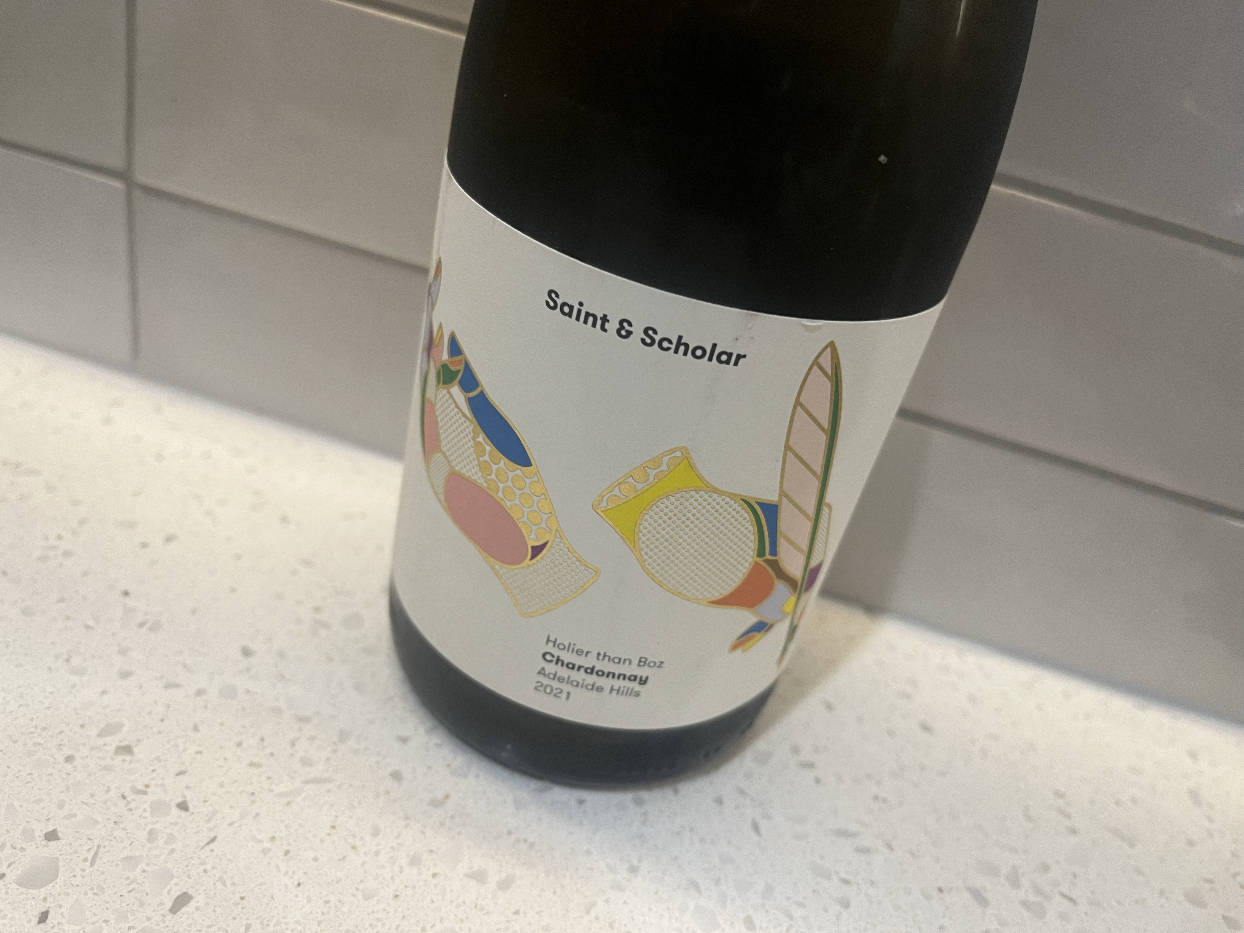 Saint & Scholar Holier than Boz Chardonnay 2021