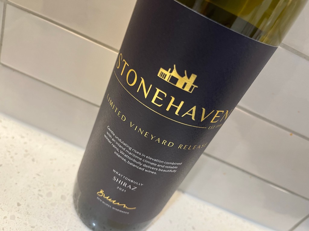 Stonehaven Limited Vineyard Release Wrattonbully Shiraz 2021
