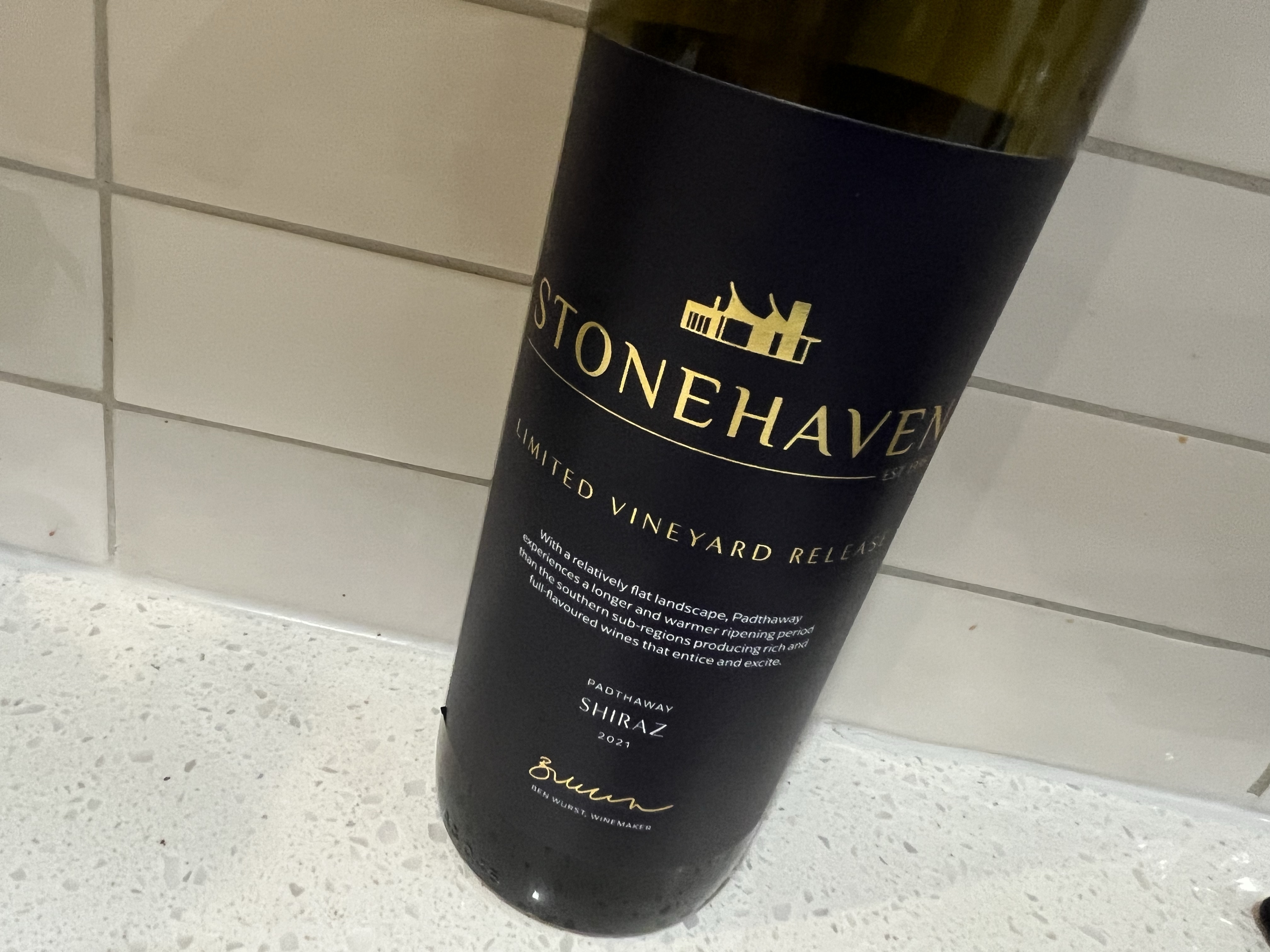 Review: Stonehaven Limited Vineyard Release Padthaway Shiraz 2021 – Stonehaven is back
