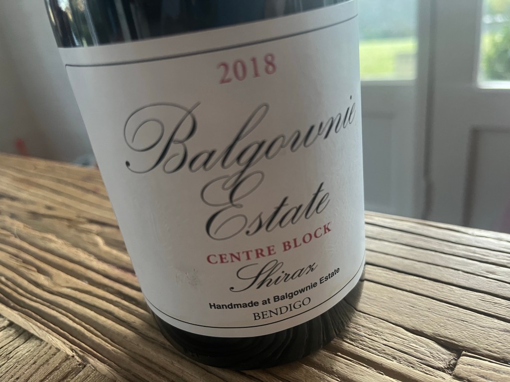 Balgownie Estate Centre Block Shiraz 2018