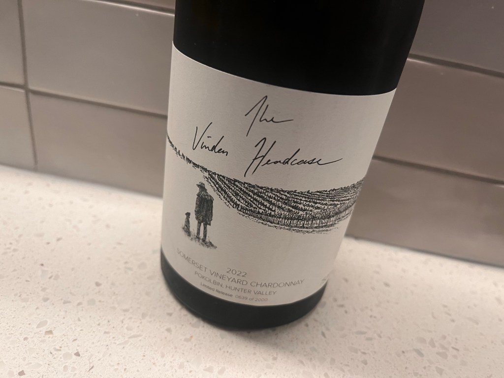 The Vinden Headcase Somerset Vineyard Chardonnay 2022