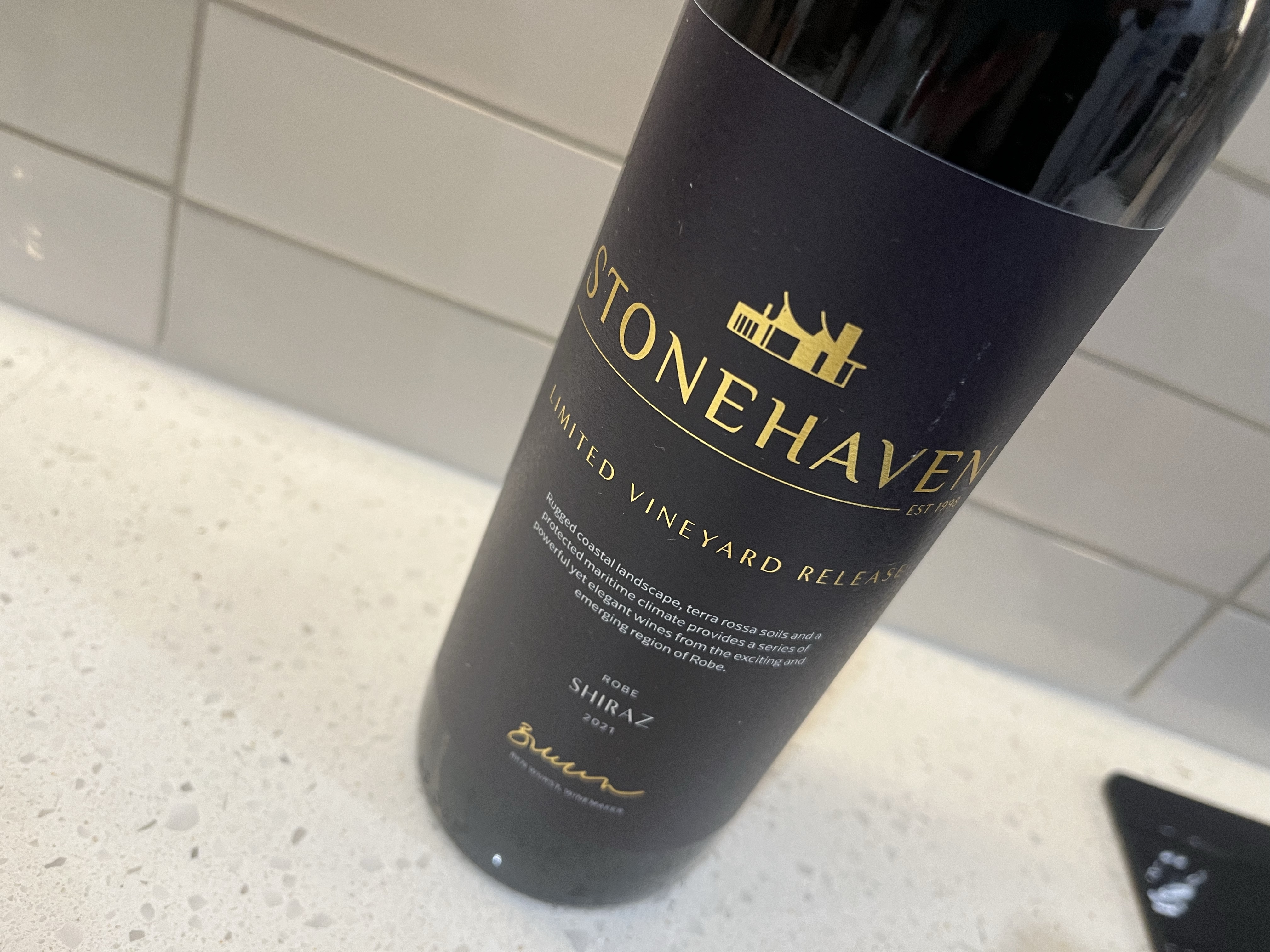 Review: Stonehaven Limited Vineyard Release Robe Shiraz 2021