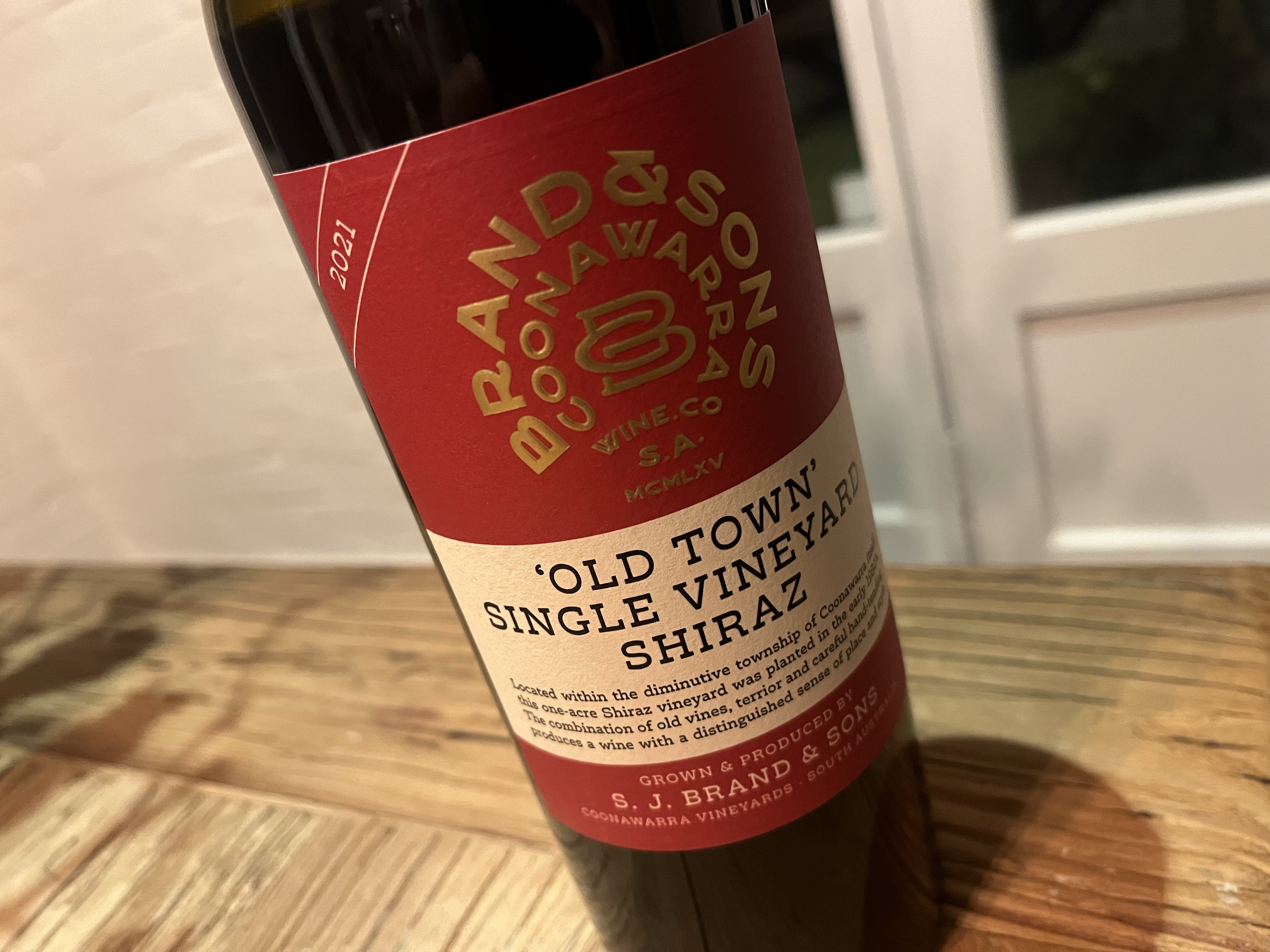 Review: Brand & Sons ‘Old Town’ Single Vineyard Shiraz 2021