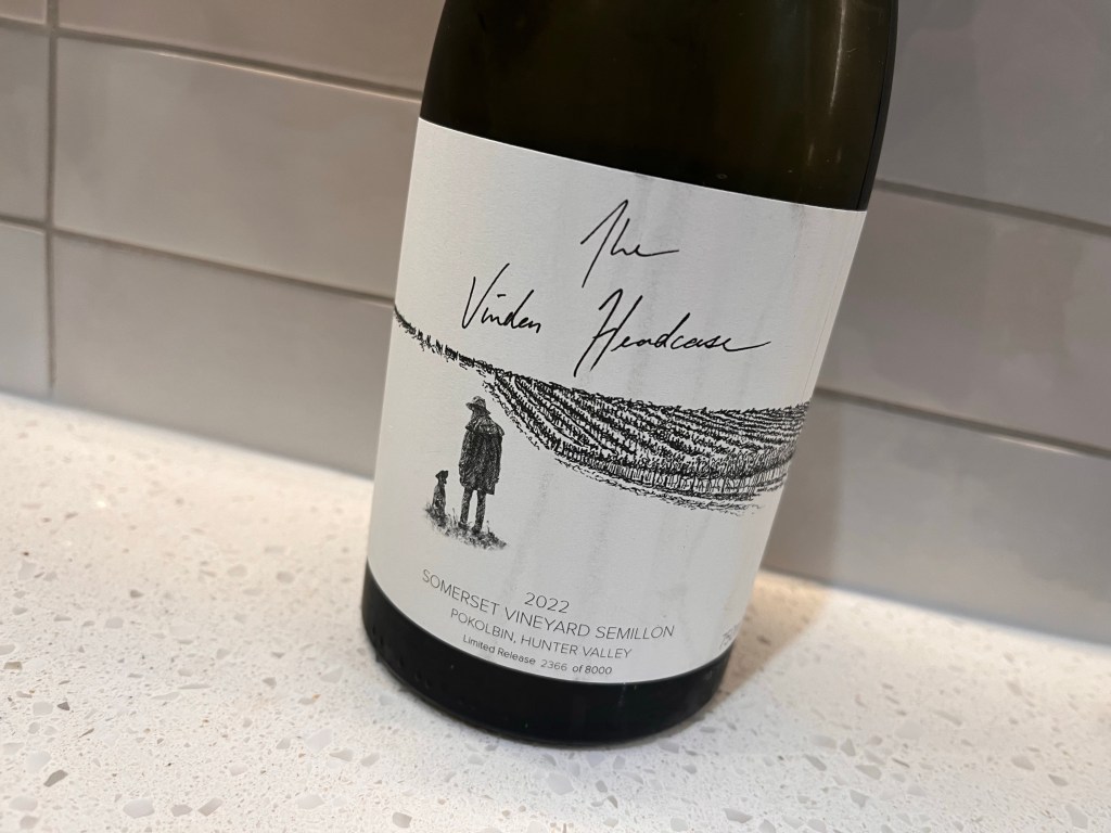 Review The Vinden Headcase Somerset Vineyard Semillon 2022. Classic