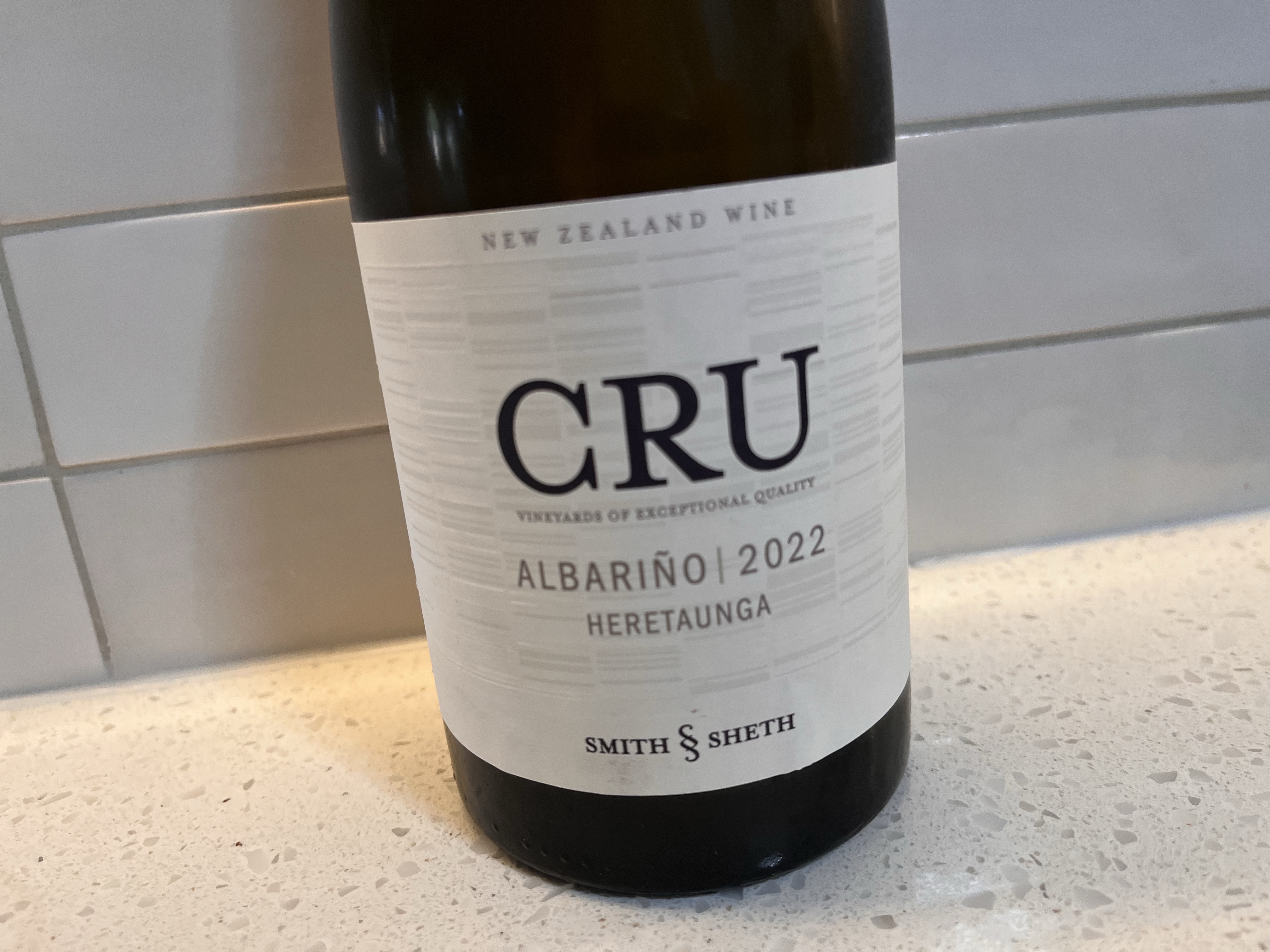 Review: Smith & Sheth CRU Heretaunga Albarino 2022. The best new world Albarino I’ve had.
