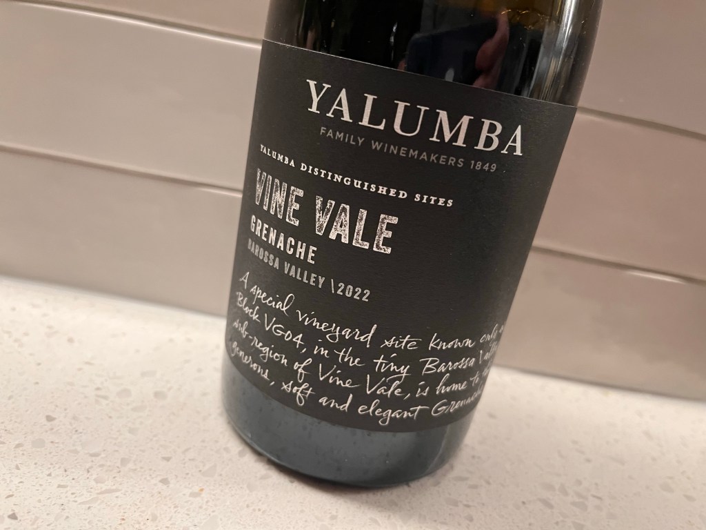 Yalumba Vine Vale Grenache 2022