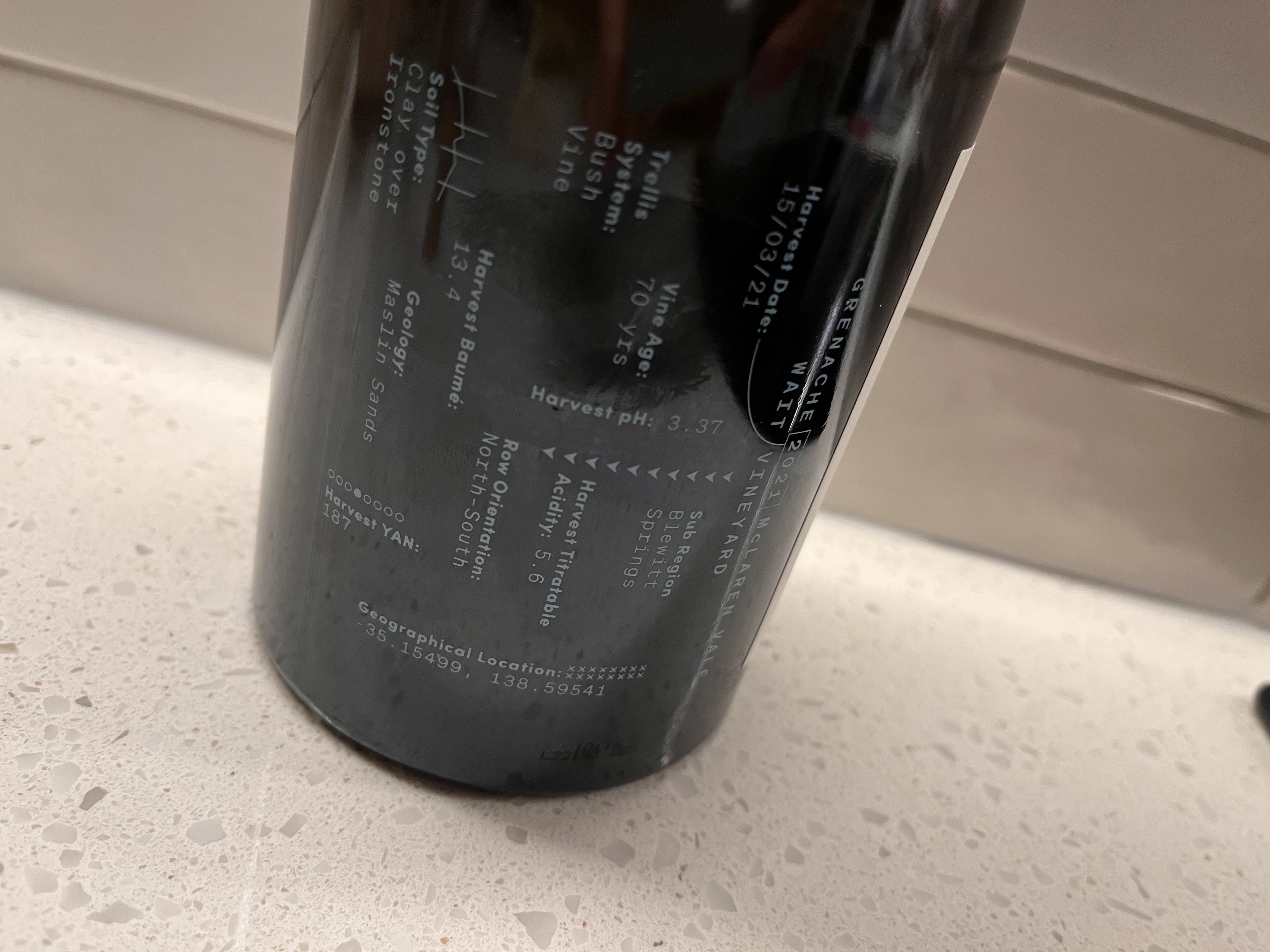 Juxtaposed Wait Vineyard Grenache 2021