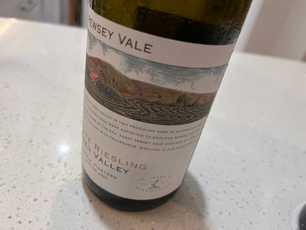 Review Pewsey Vale Riesling 2023. Still the one Australian Wine and