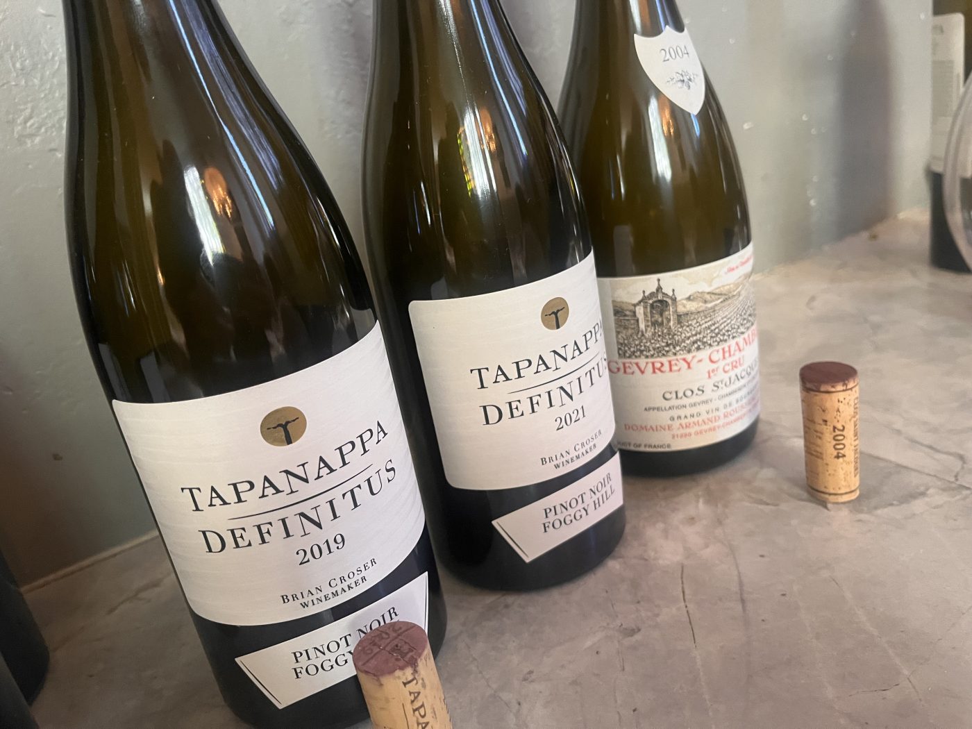 A swag of Tapanappa releases tasted over lunch with Brian Croser
