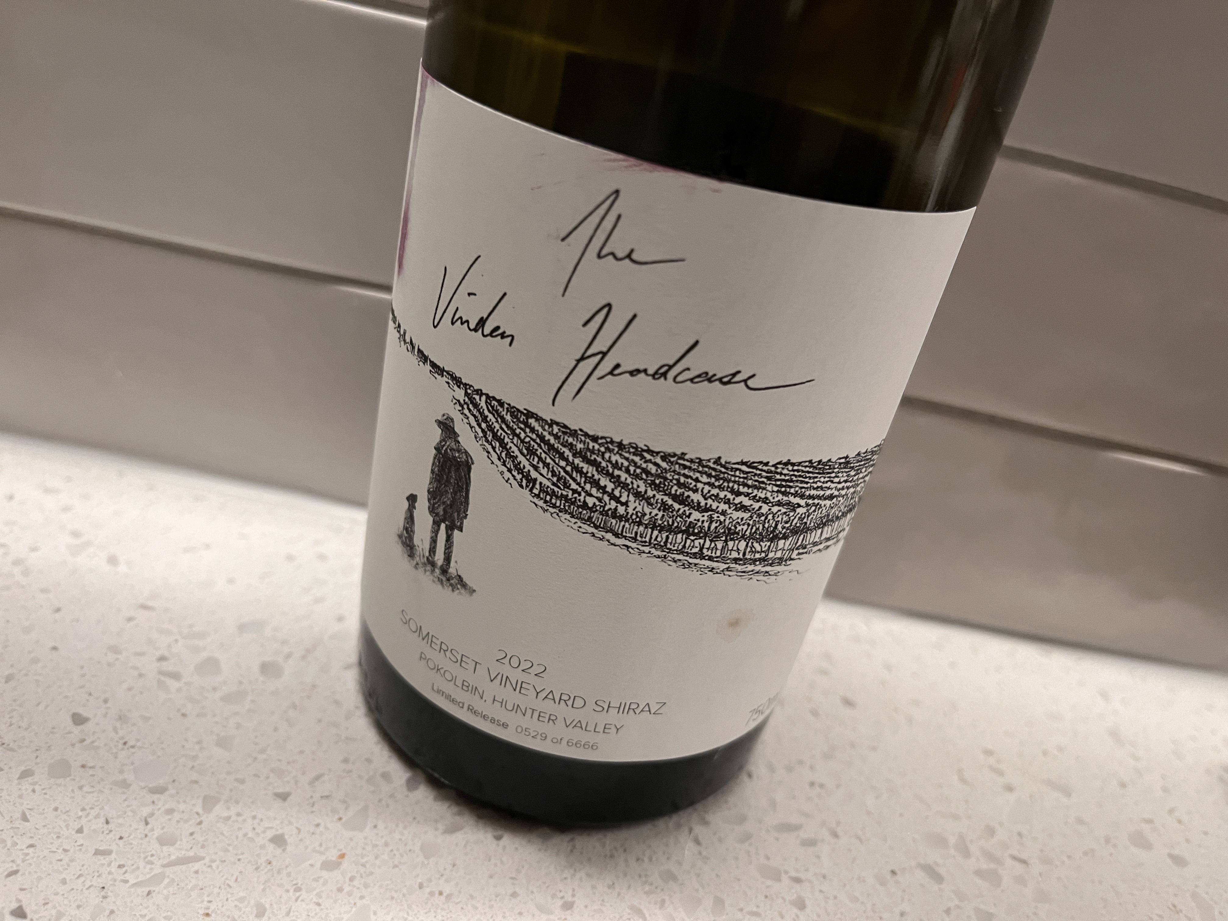 The Vinden Headcase Somerset Vineyard Shiraz 2022