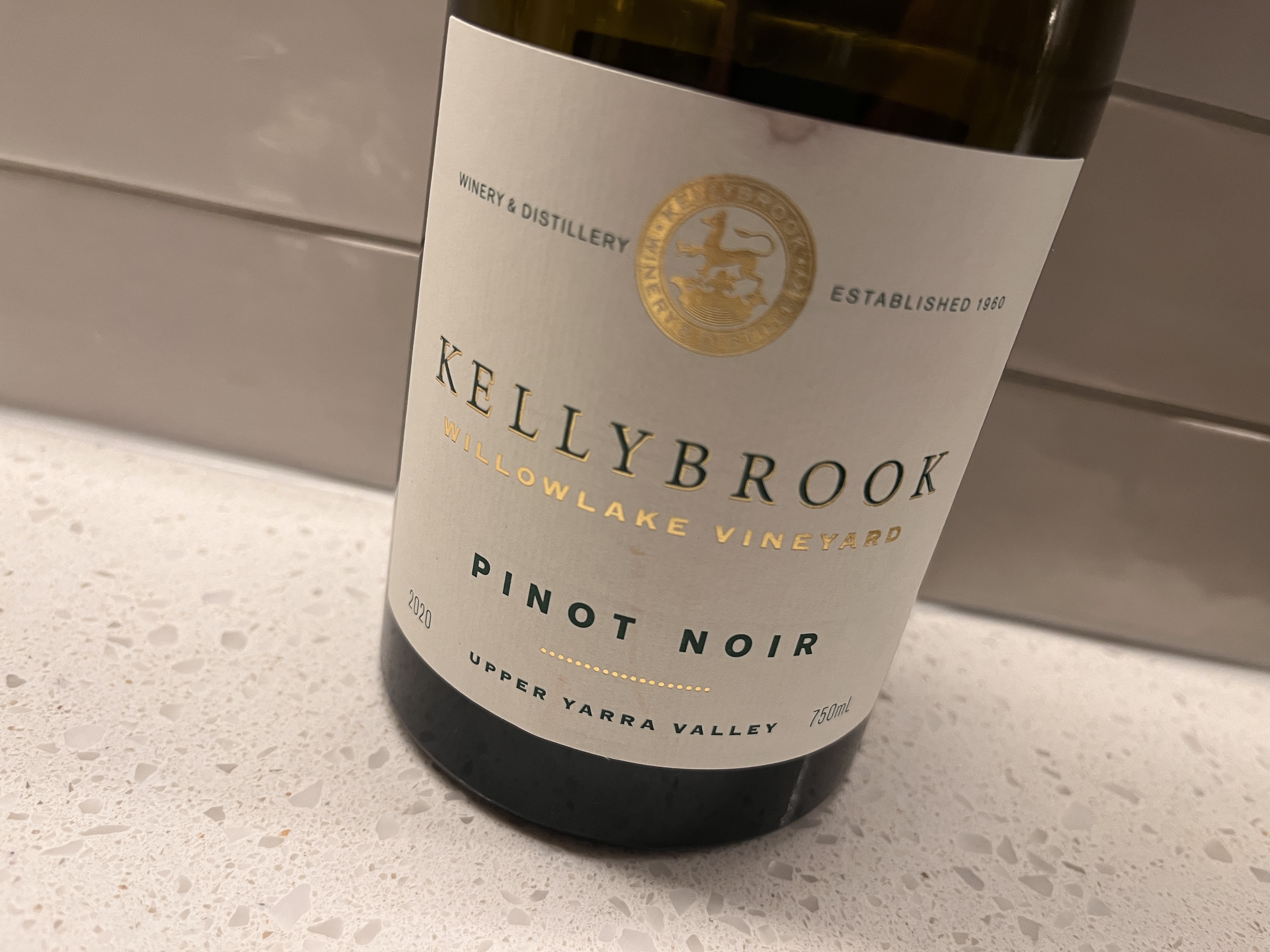 Kellybrook Willowlake Vineyard Pinot Noir 2020