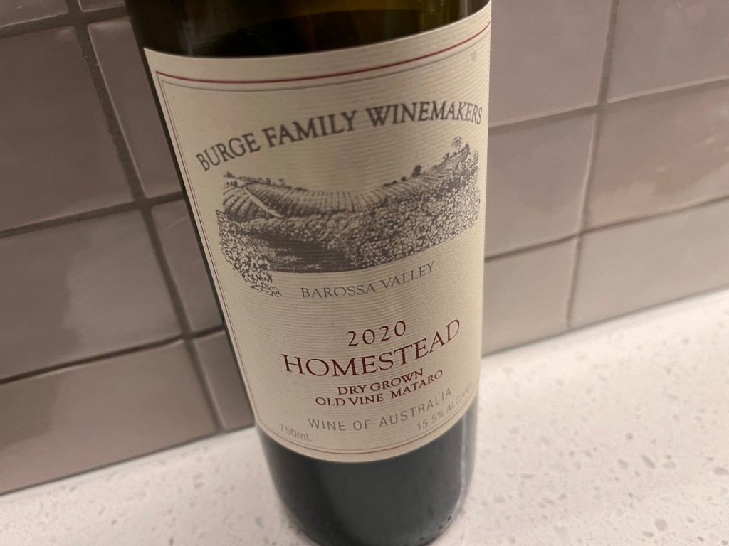 Burge Family Winemakers Homestead Old Vine Mataro 2020