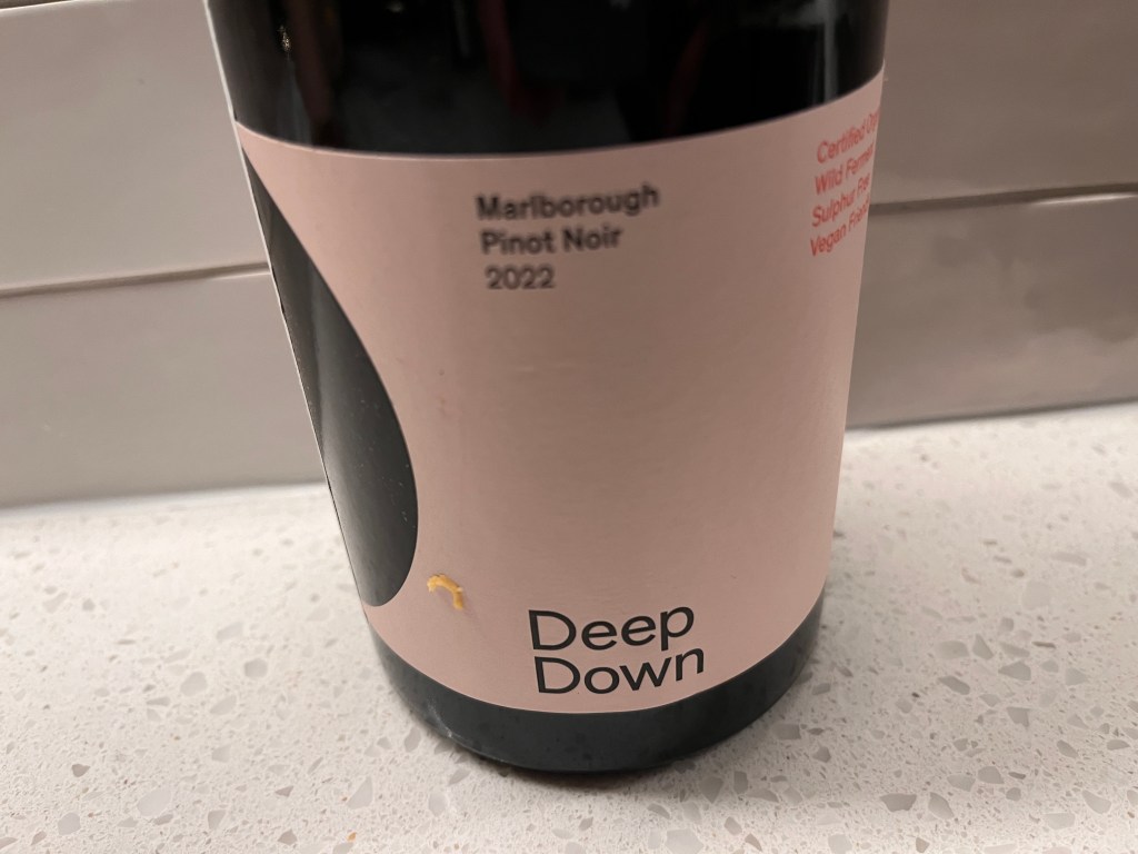 Deep Down Pinot Noir 2022