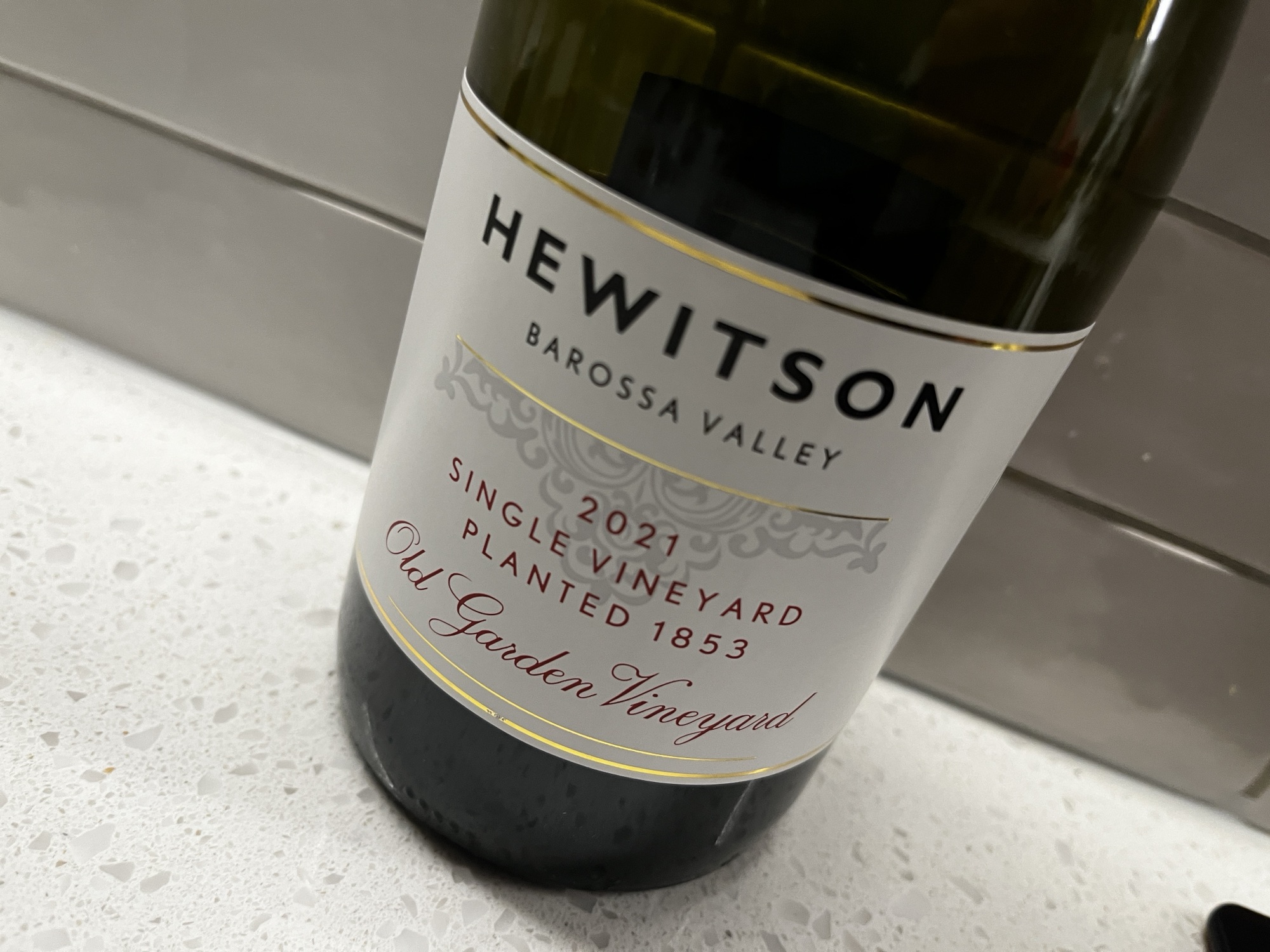 Hewitson Old Garden Vineyard 2021