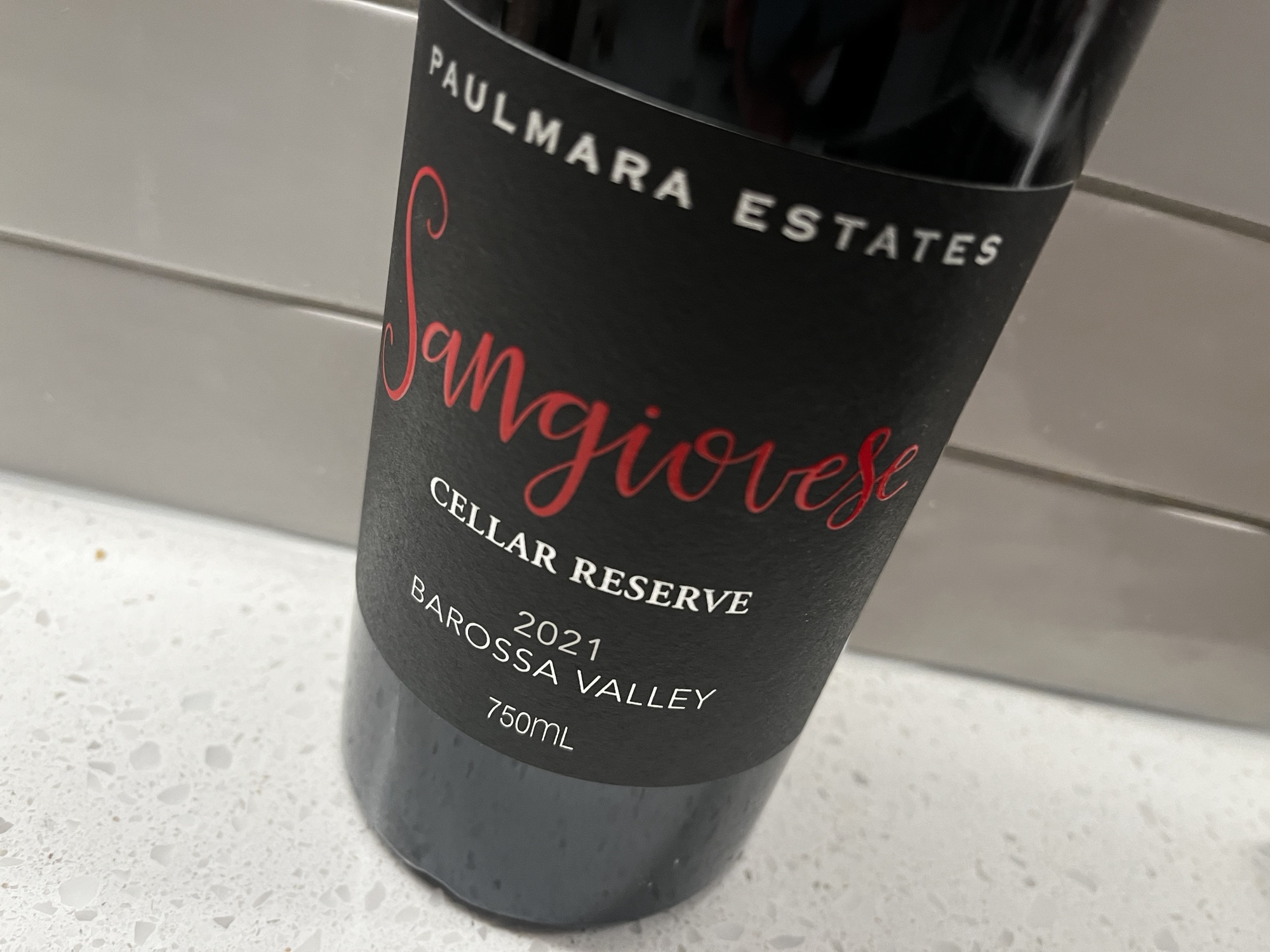 Review: Paulmara Estates Cellar Reserve Sangiovese 2021