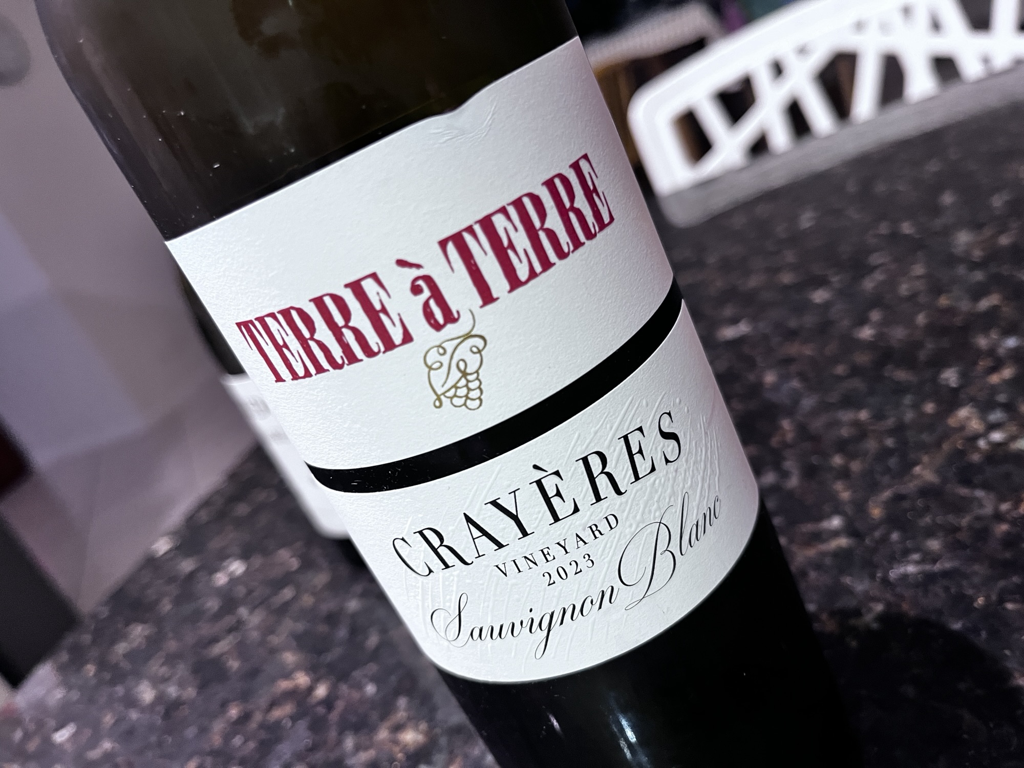 Review: Terre à Terre Crayères Vineyard Sauvignon Blanc 2023