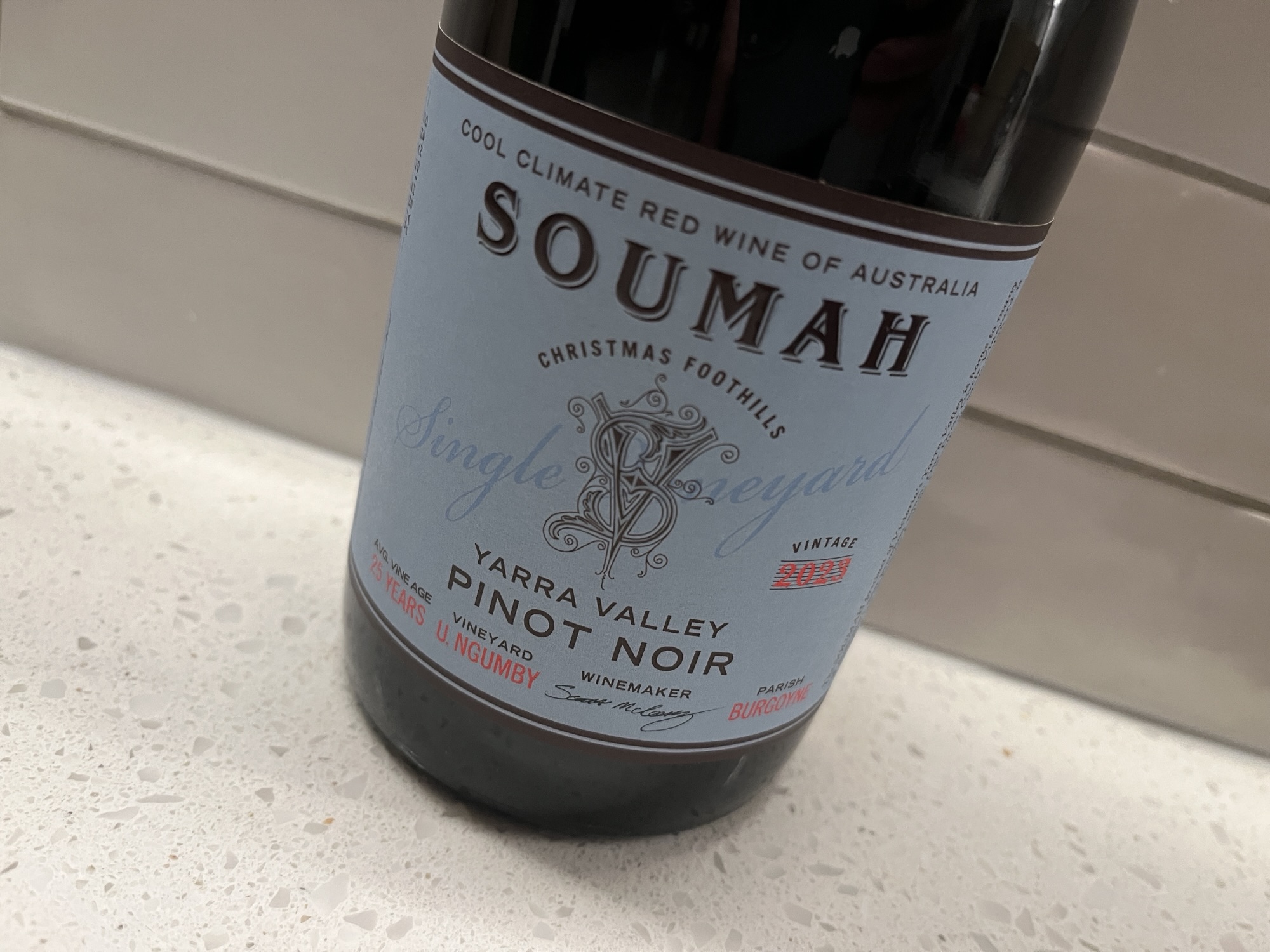 Soumah U.Ngumby Single Vineyard Pinot Noir 2023