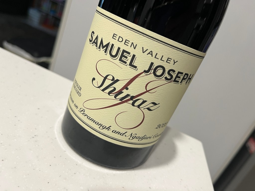 Samuel Joseph Roesler Vineyard Shiraz 2022