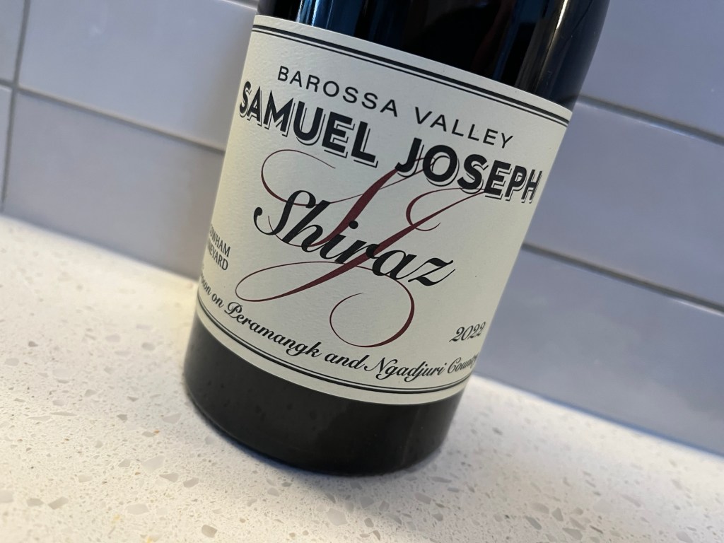 Samuel Joseph Cowham Vineyard Shiraz 2022