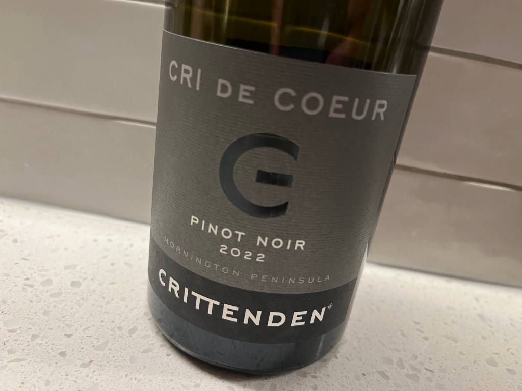 Crittenden Cri de Couer Pinot Noir 2022