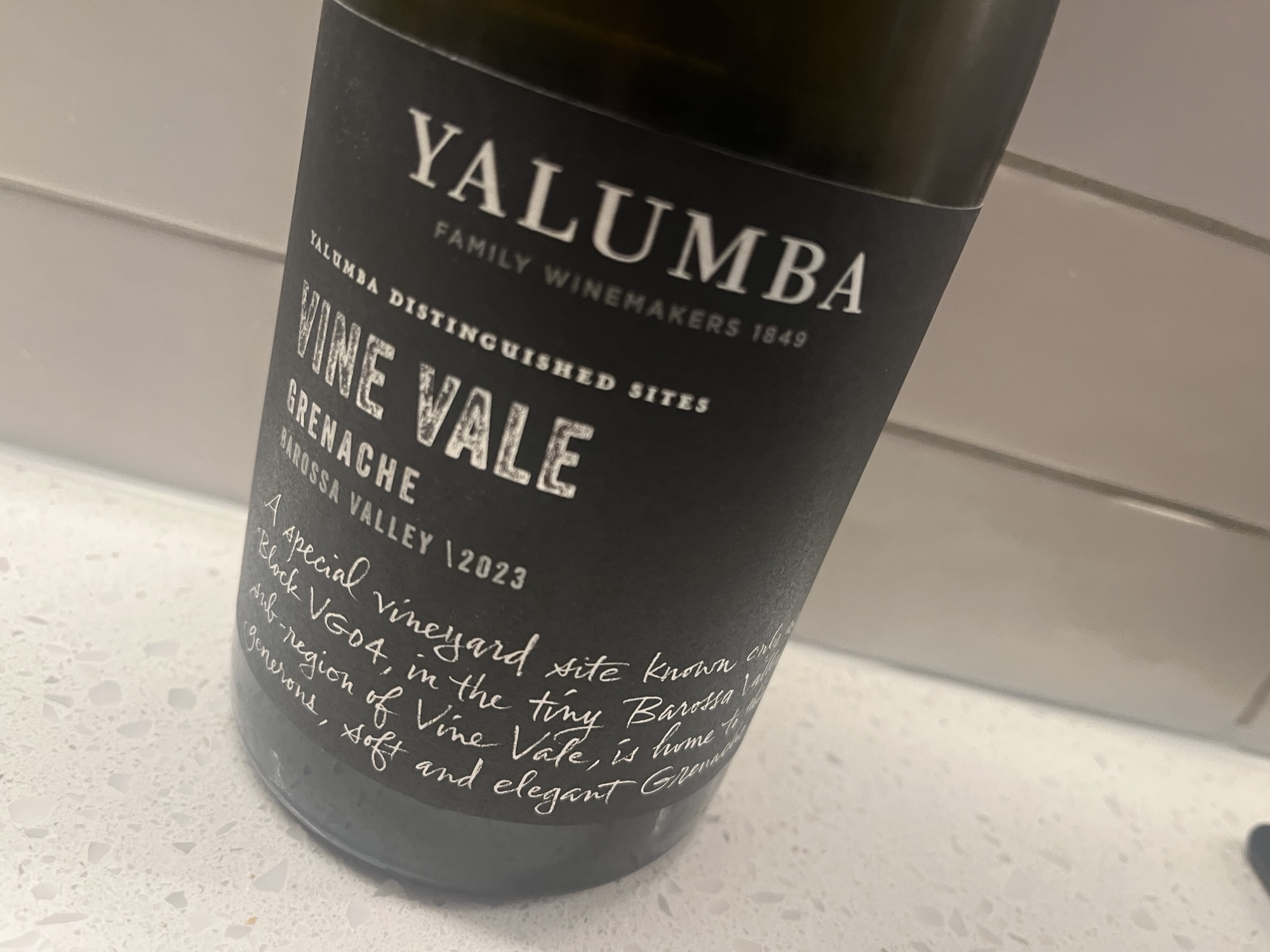 The Grenache-y joy of the Yalumba Vine Vale Grenache 2023