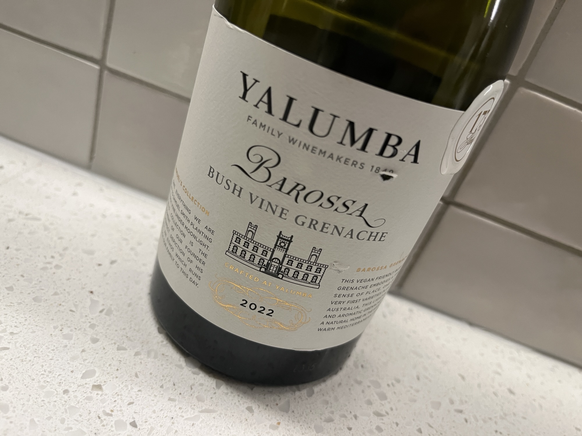 Yalumba Bush Vine Grenache 2022