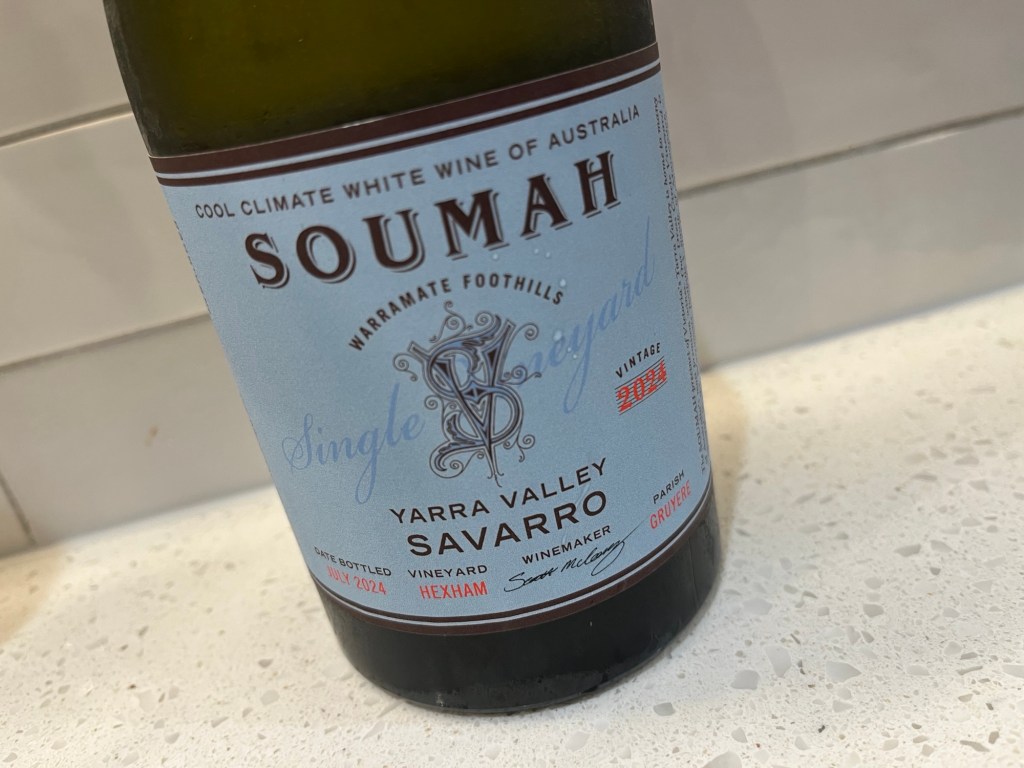 Soumah Single Vineyard Hexham Savarro 2024