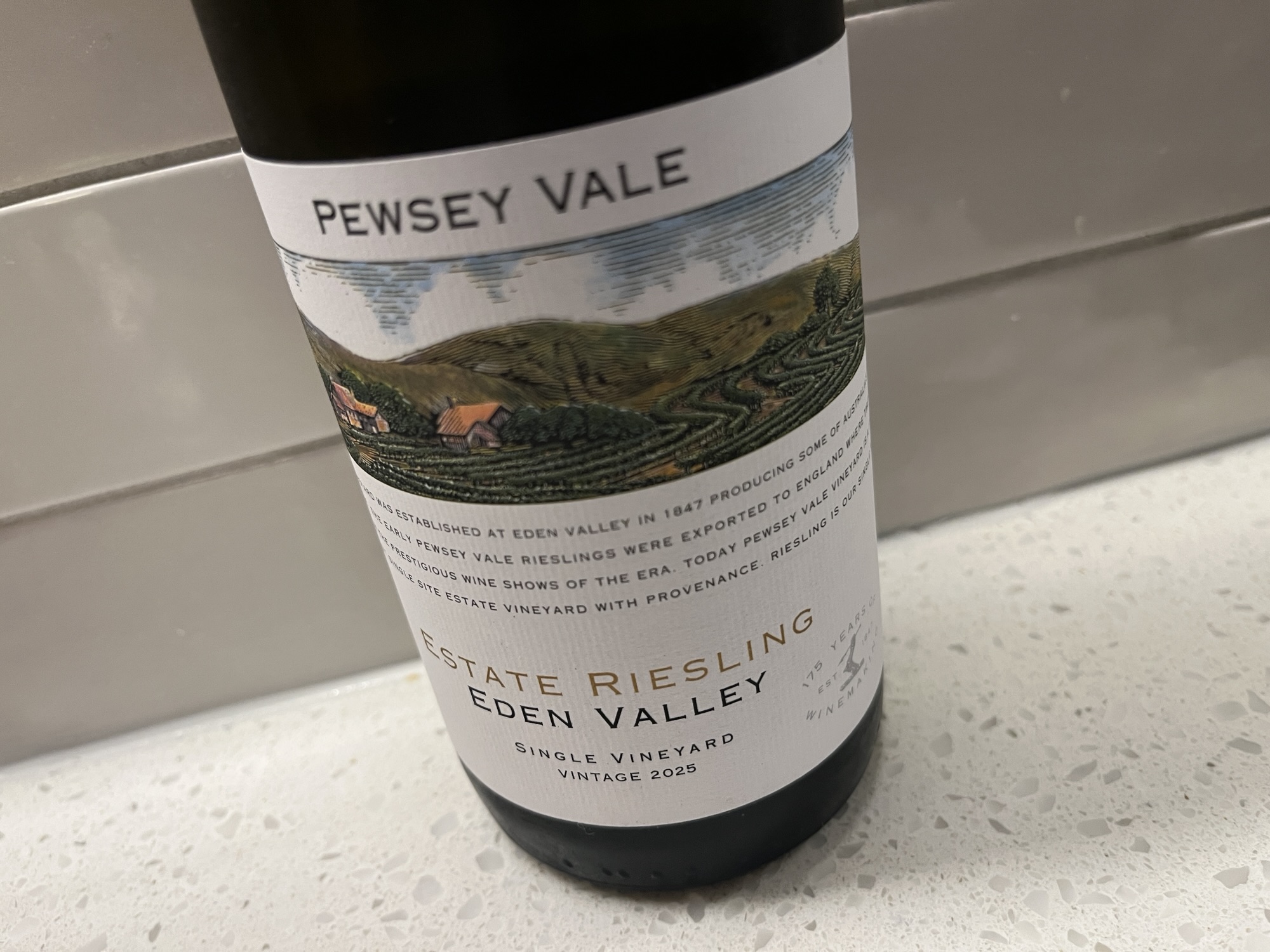 Diving into the new Pewsey Vale Riesling 2025 too early