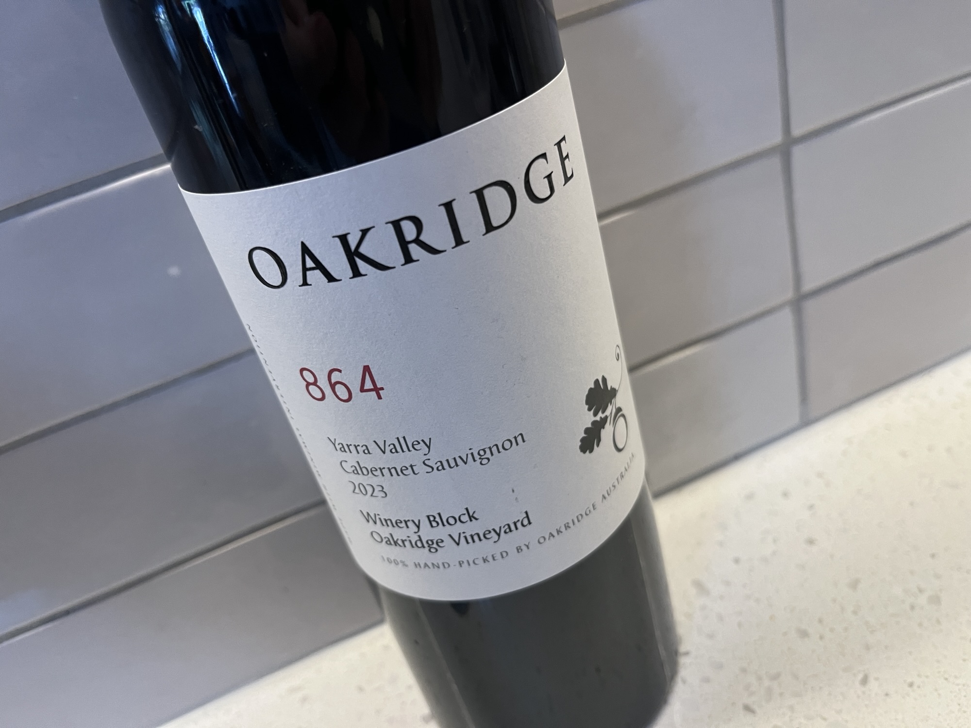 The perfect lines of Oakridge’s new 864 Cabernet 2023